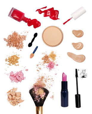 Image of beauty and makeup products