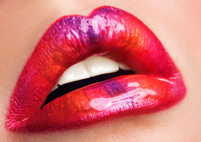 Red Lips for a Party