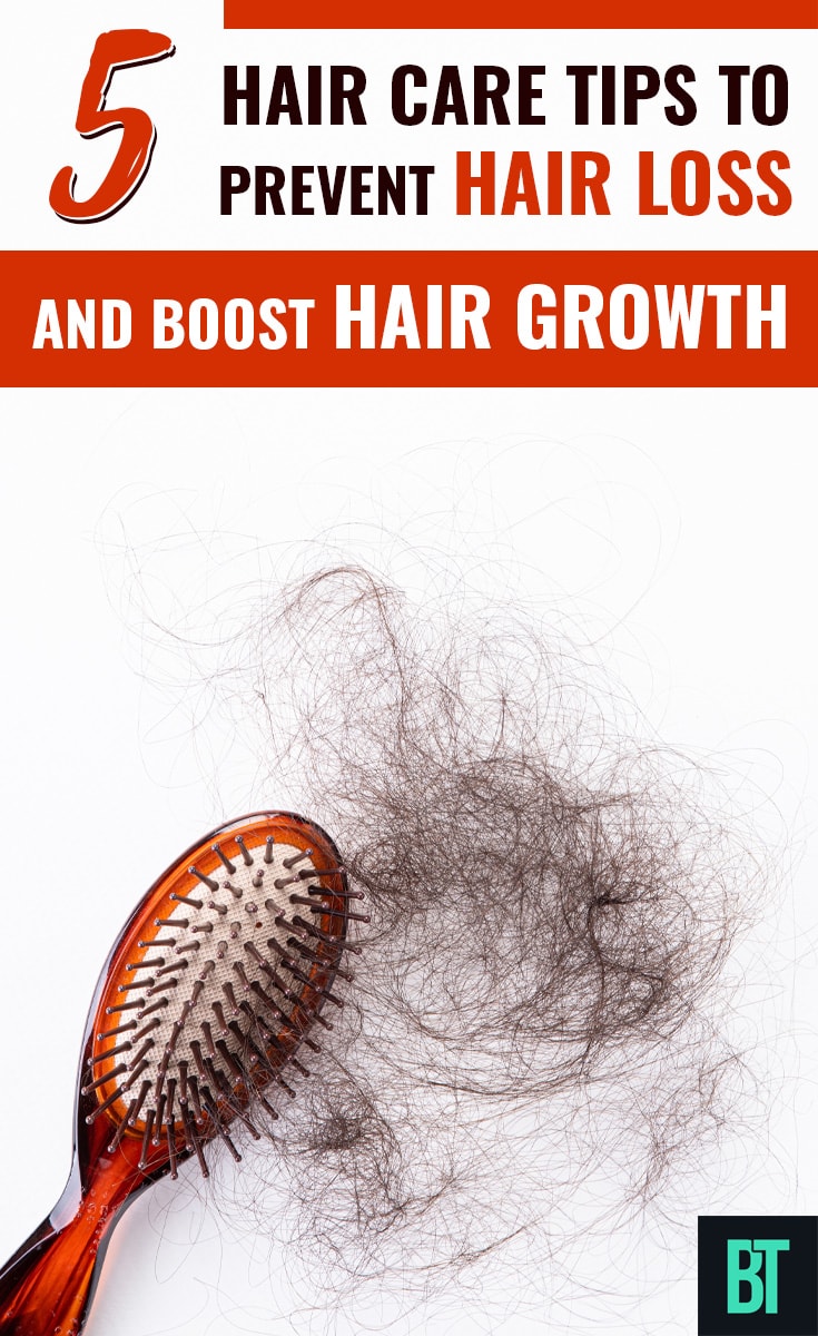 Hair care tips to prevent hair loss and boost hair growth.