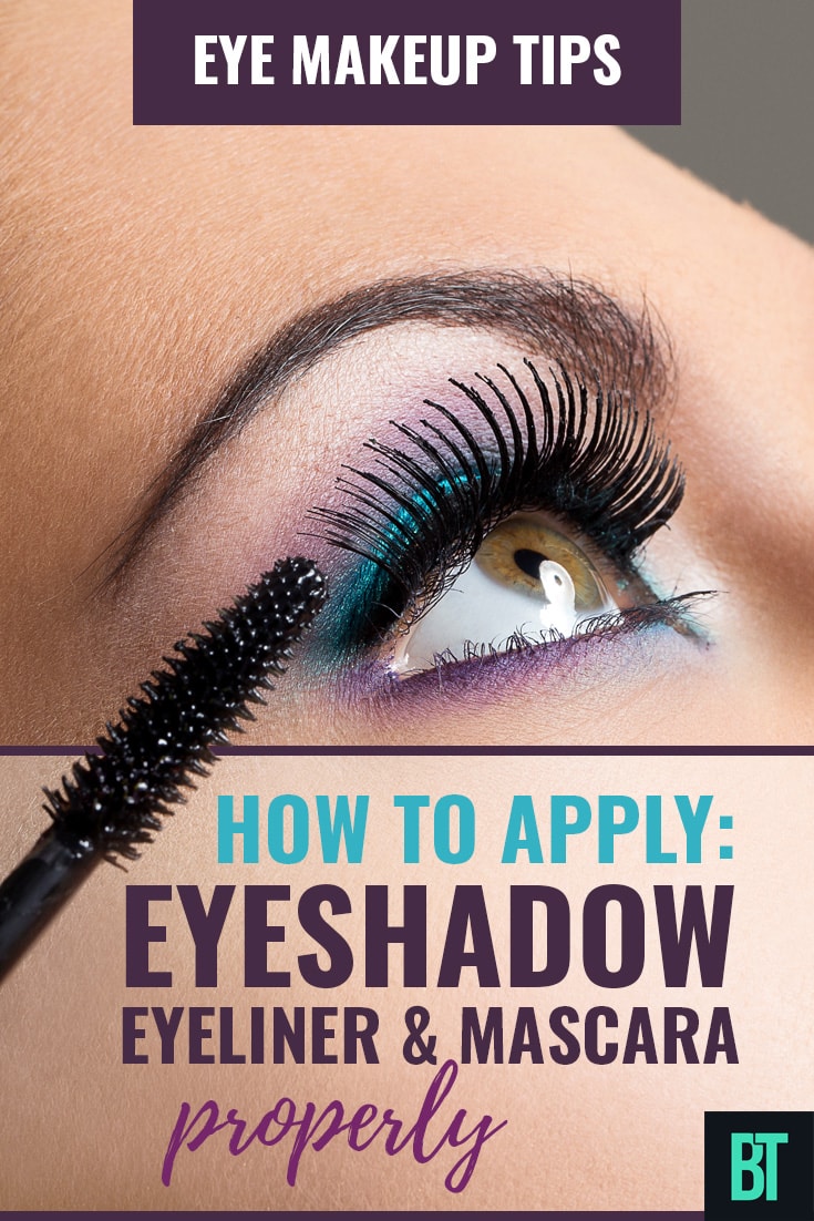 How to apply eyeshadow, eyeliner & mascara