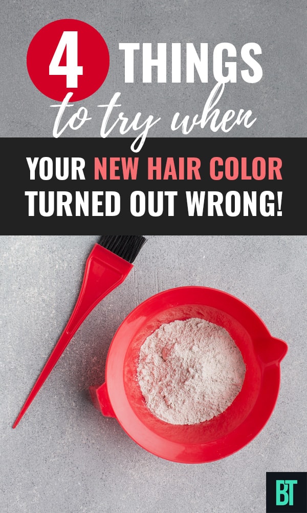 4 Things to Try When New Hair Color Turned Out Wrong