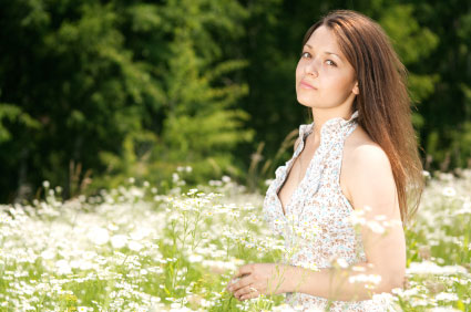 beautiful woman without makeup