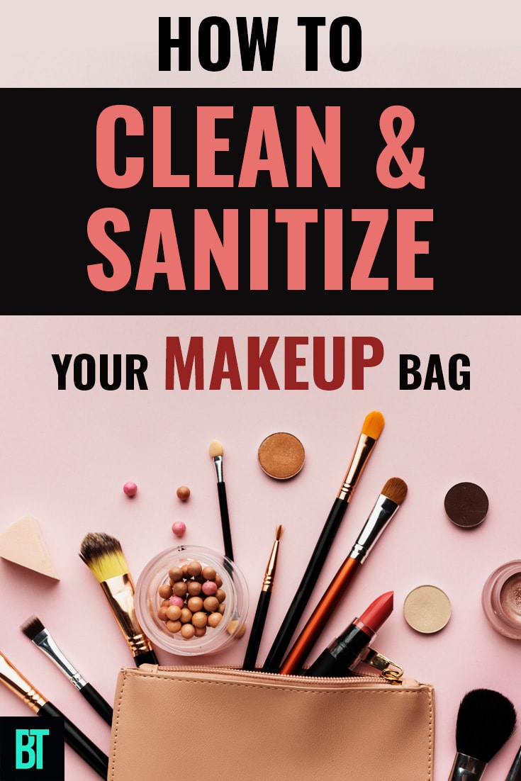 How to Clean & Sanitize Your Makeup Bag