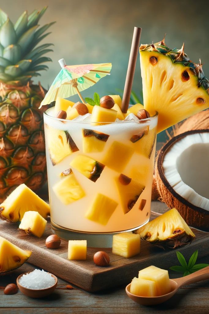 Pineapple Coconunt Water Hydrating Drink