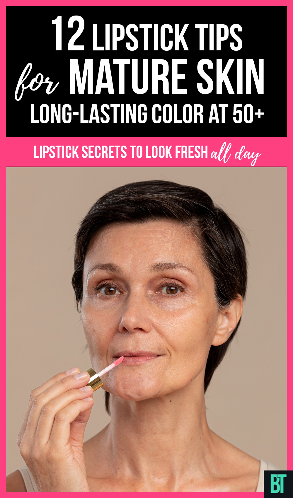 Lipstick Tips for Mature Skin: Beauty Over 50+