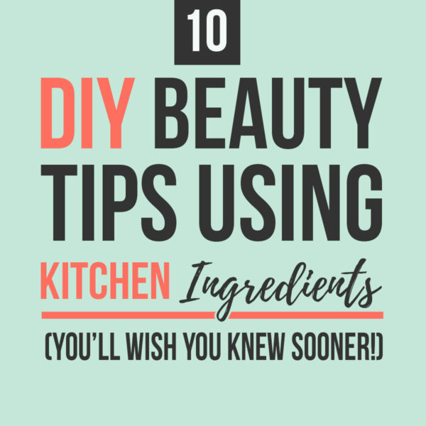 10 DIY Beauty Tips using Kitchen Ingredients